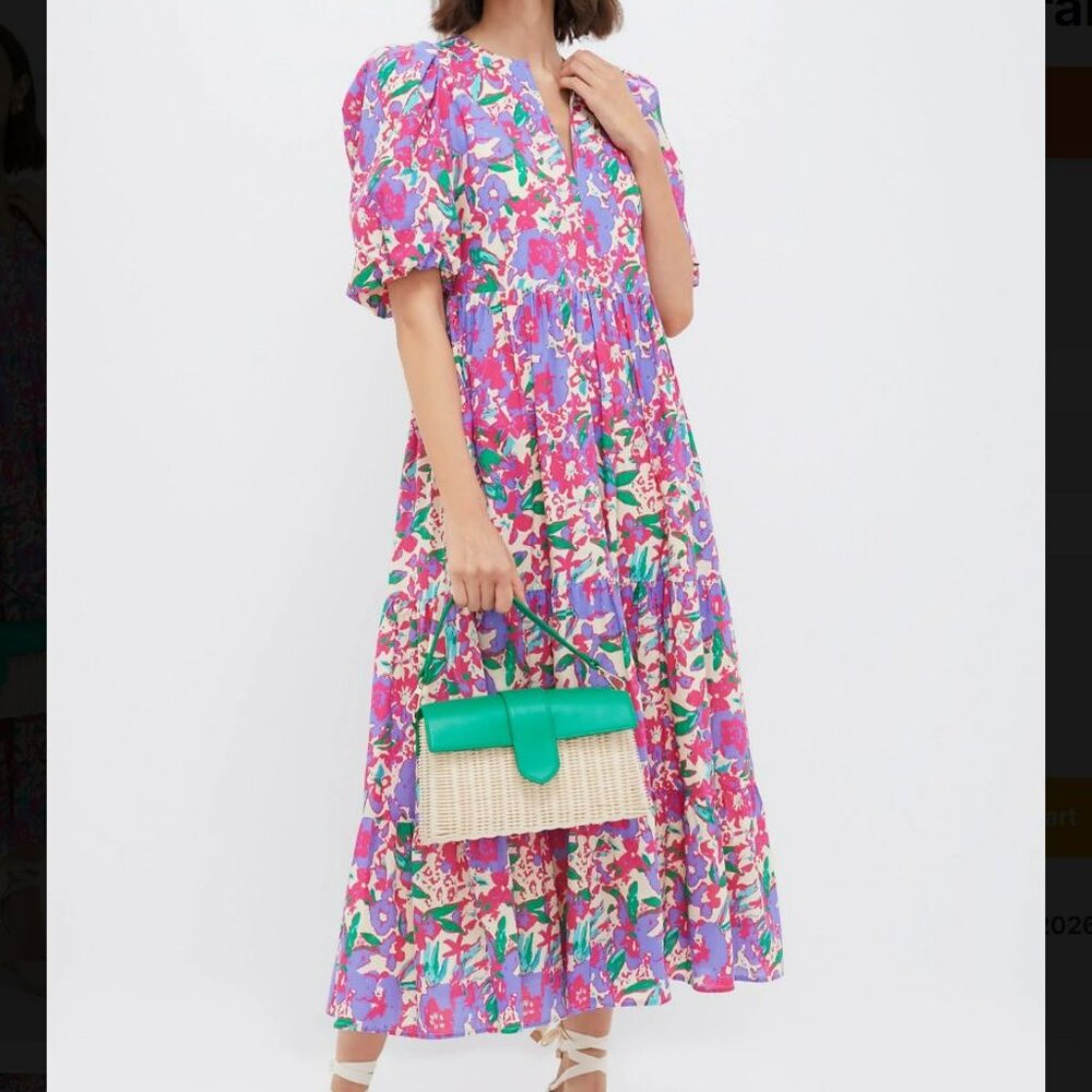 TUCKERNUCK Hyacinth House Magenta Multi Floral Cisco Maxi Dress - Picture 4 of 16
